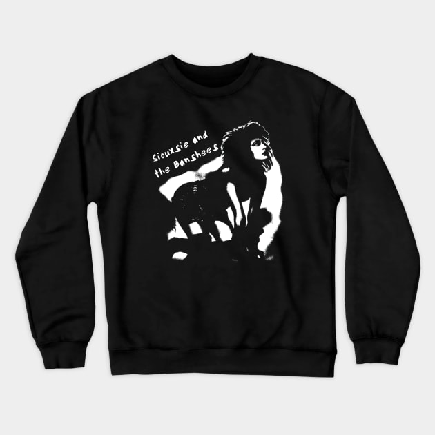 Siouxsie And The Banshees Crewneck Sweatshirt by Kankiku Studio